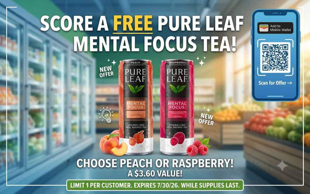 FREE Pure Leaf Mental Focus Tea: How to Claim Yours Online