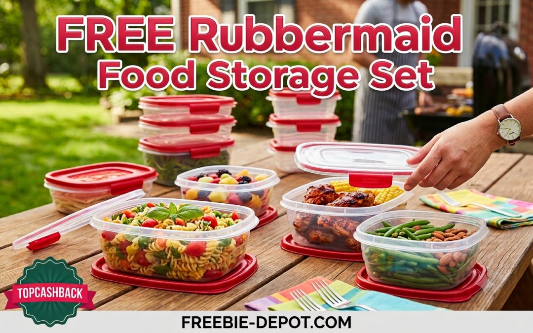 Never Waste a Meal: Score a FREE Rubbermaid Food Storage Set!
