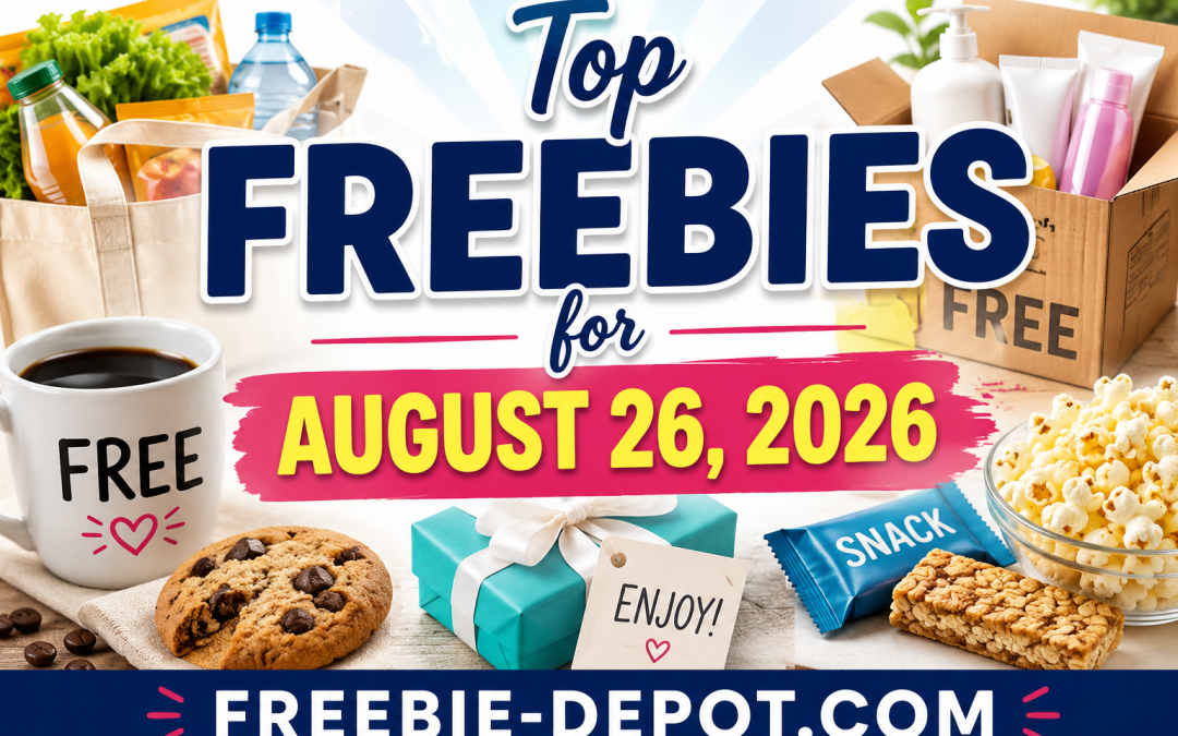 Top Freebies for August 26, 2026 – Today’s Best FREEBIES: FREE Children’s Books, Food, Protein, LEGO Magazine, Samples & More!