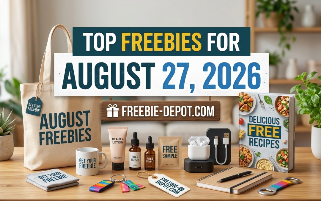 Top Freebies for August 27, 2026 – 40+ Legit FREEbies: FREE Samples, Food, Birthday Rewards, Baby Box, Rebates & FREE Stuff