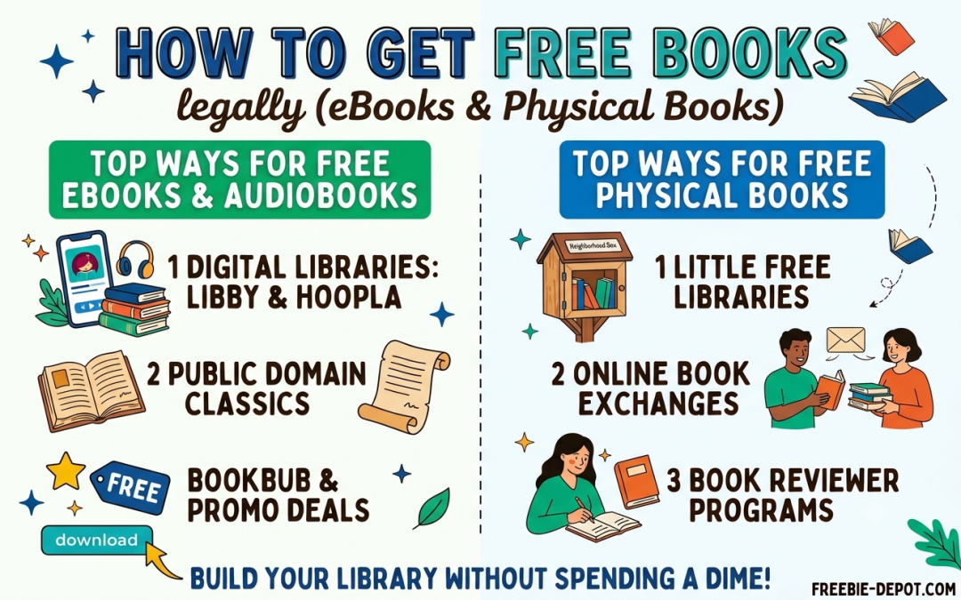 How to Get FREE Books Legally – eBooks and Physical Books