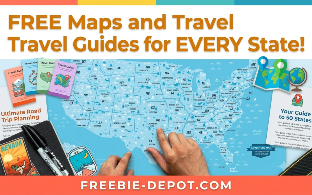 How to Get FREE Maps and Travel Guides for EVERY State!