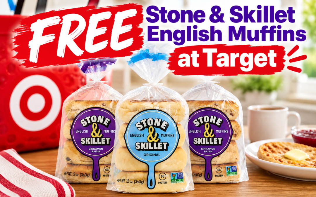 FREE Stone & Skillet English Muffins at Target – 100% Cash Back!