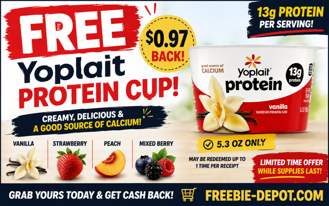 FREE AFTER CASHBACK REBATE – Yoplait Protein Yogurt Cup