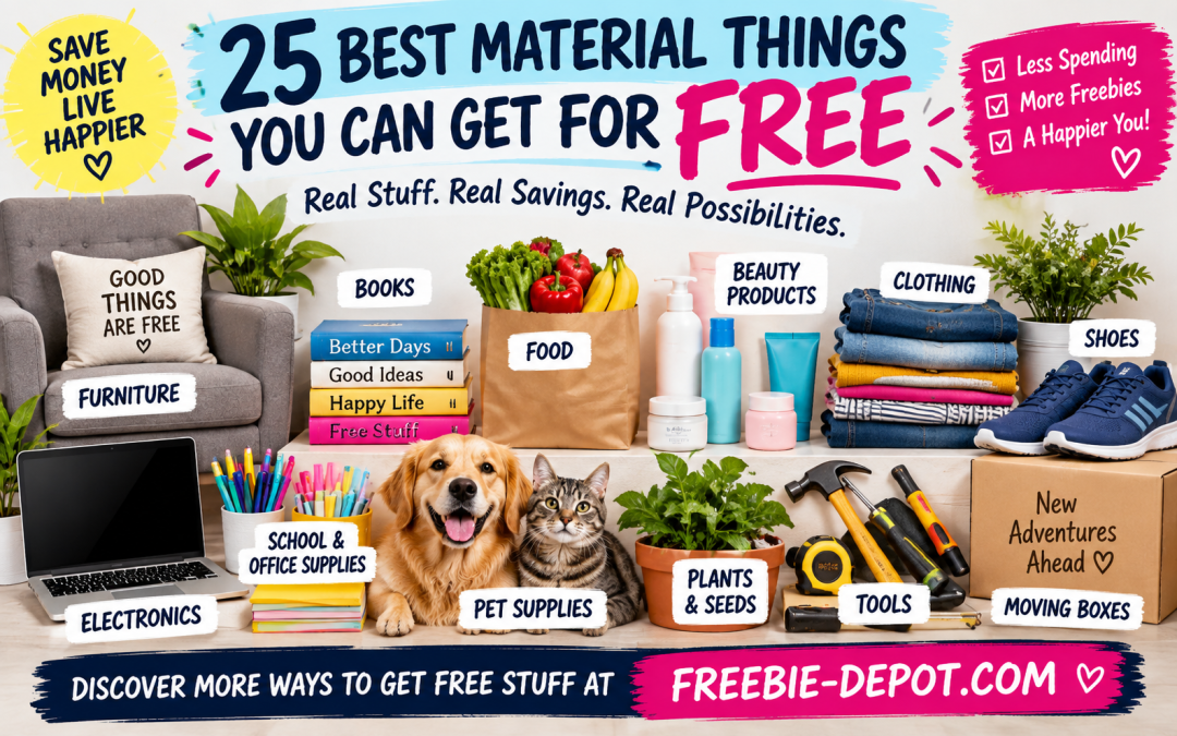 25 Best Material Things You Can Get for FREE