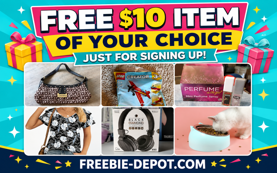 FREE $10 Item of Your Choice Just for Signing Up!!!!!!