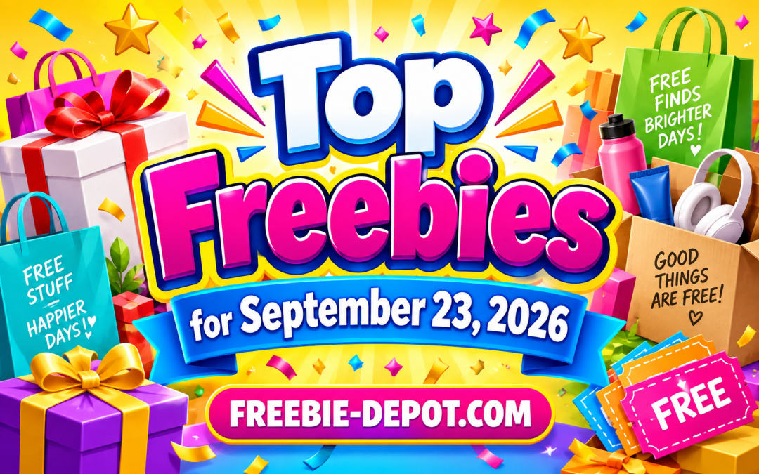 Top Freebies for September 23, 2026 – FREE Dog Food, Drinks, Beauty Samples, Books & More!