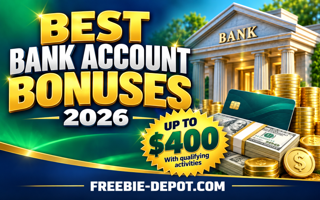 Best Bank Account Bonuses in 2026: Get FREE Bonus Cash With Qualifying Activities!
