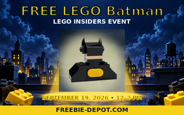 FREE LEGO Batman Bust Make-and-Take Event for LEGO Insiders!
