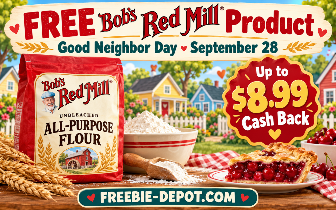 Get a FREE Bob’s Red Mill Product After Cash Back for Good Neighbor Day