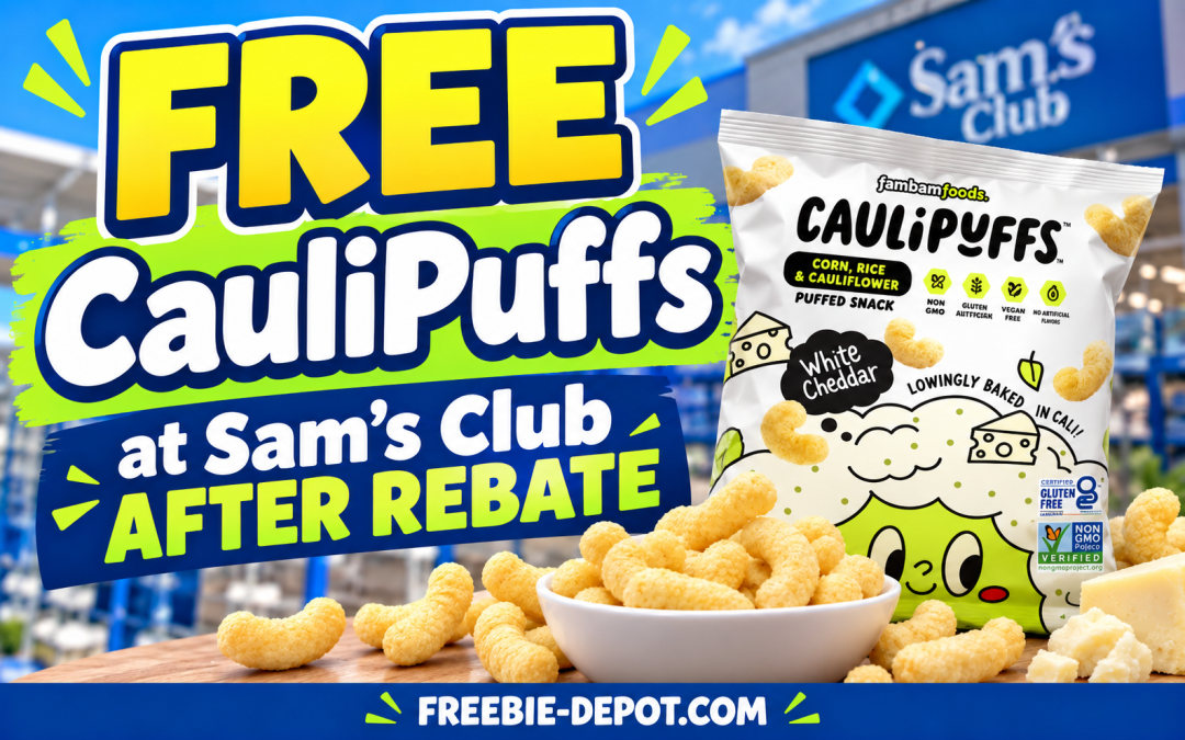 Get a FREE 13 oz Bag of CauliPuffs at Sam’s Club After Rebate