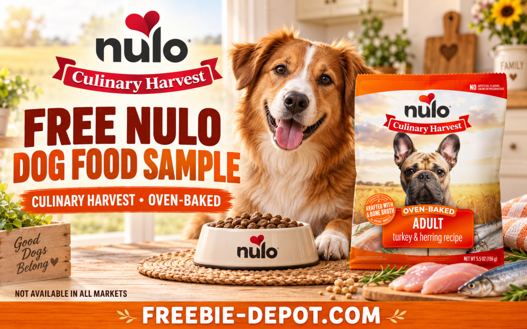 Claim a FREE Nulo Culinary Harvest Dog Food Sample