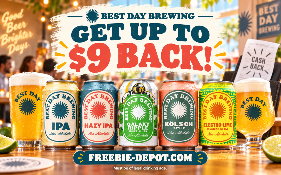 FREE BEER! Get Up to $9 Back on Best Day Brewing Beer at Restaurants and Bars