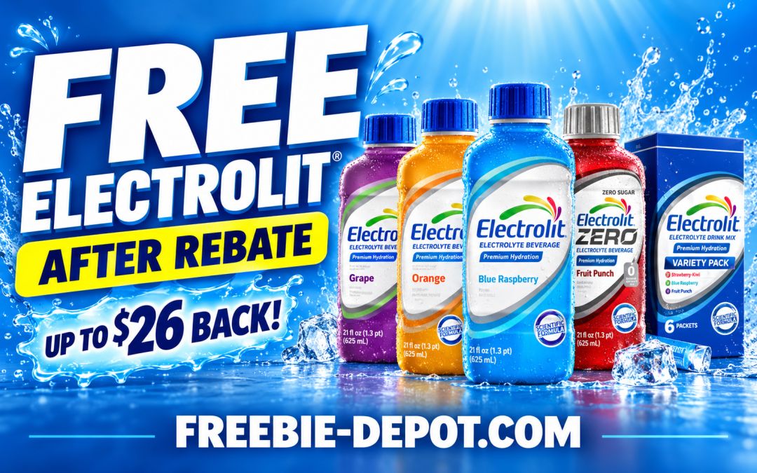 Get Electrolit, Electrolit Zero or Electrolit Powder FREE After Rebate!