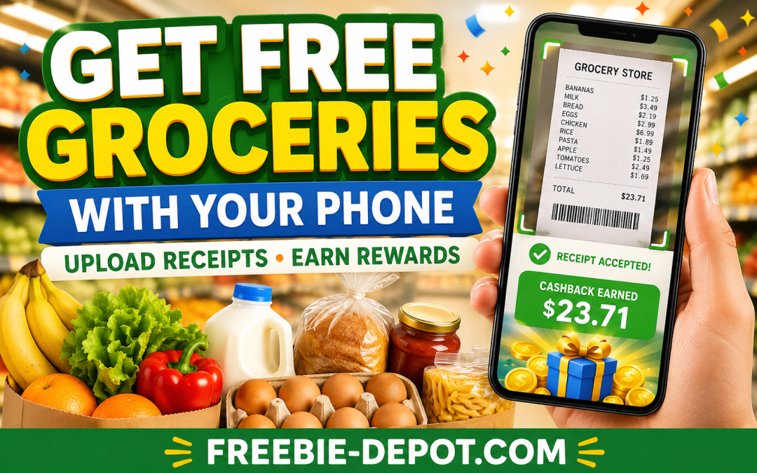 How to Get FREE Groceries With Your Phone by Uploading Receipts