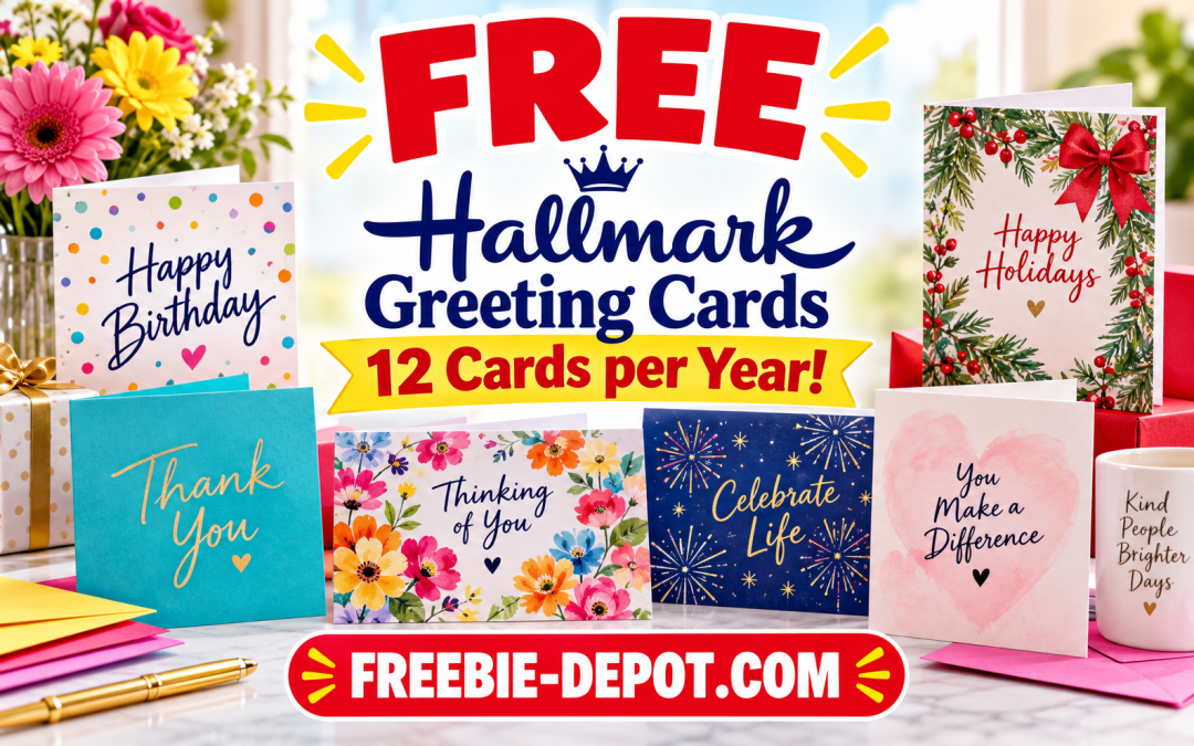 Get 12 FREE Hallmark Greeting Cards Every Year with Crown Rewards!