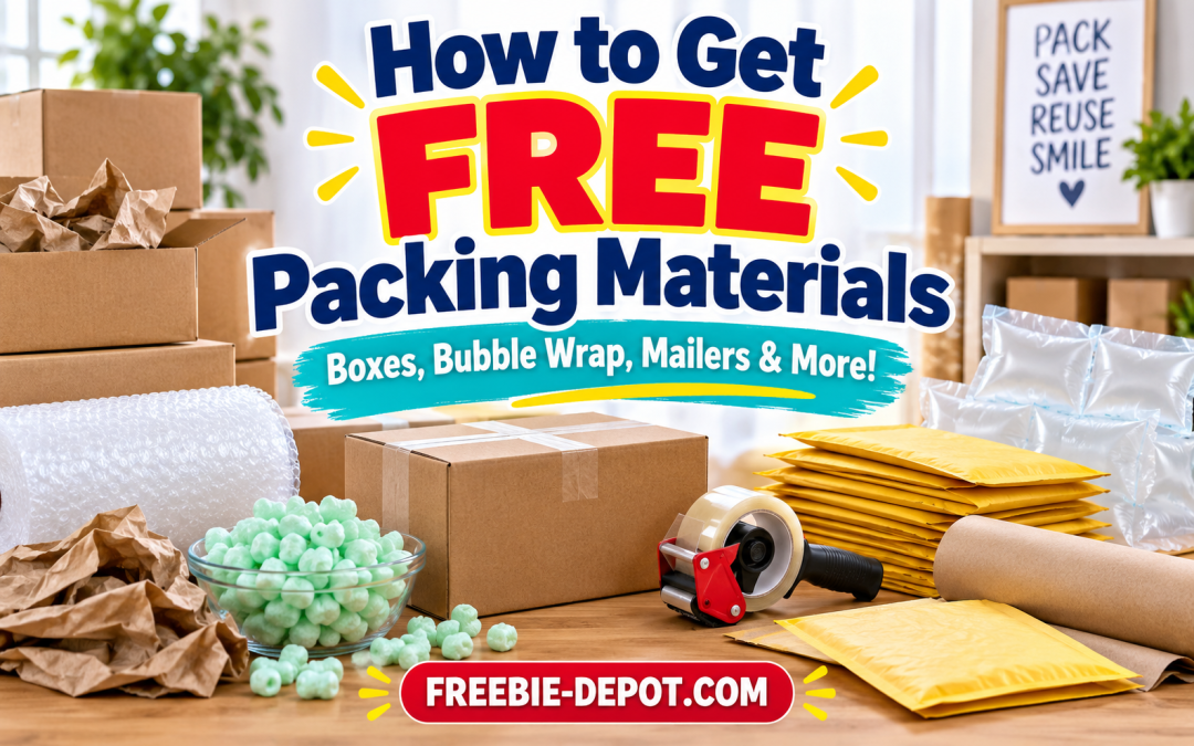 How to Get FREE Packing Materials: Boxes, Bubble Wrap, Mailers and More