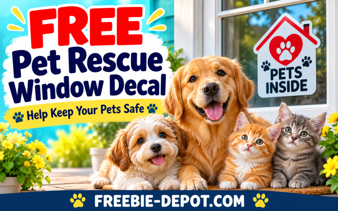 FREE ASPCA Pet Rescue Window Decal + Poison Control Magnet