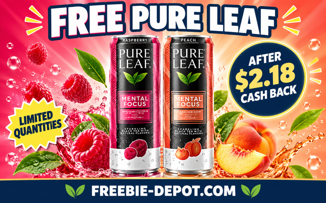 Get FREE Pure Leaf Mental Focus Sparkling Tea After Cash Back!
