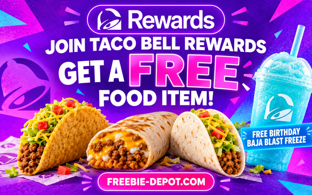 Join Taco Bell Rewards and Get a FREE Welcome Reward!