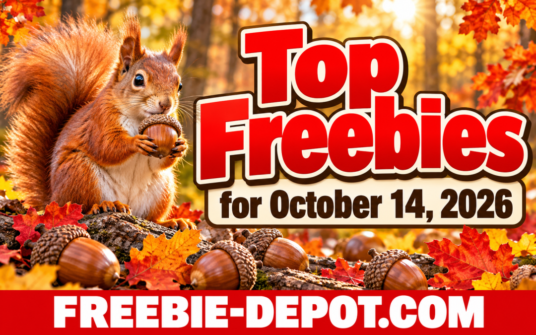 Top Freebies for October 14, 2026 – FREE Crayola Rewards, Samples & Birthday Deals
