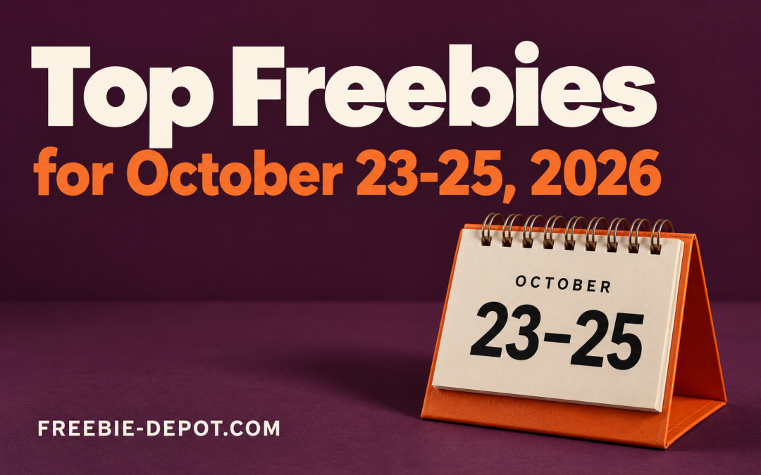 Top Freebies for October 23 – 25, 2026 – Free Groceries, Samples & Halloween Fun