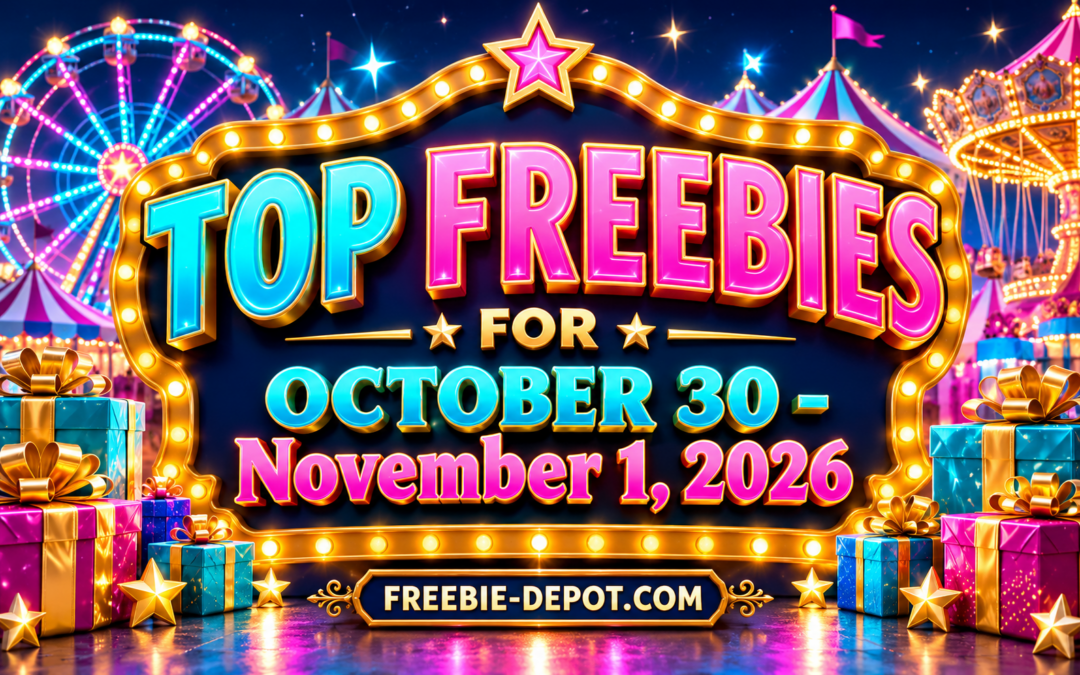 Top Freebies for October 30 – November 1, 2026 – FREE Krispy Kreme Doughnut, Rebates & More FREEbies