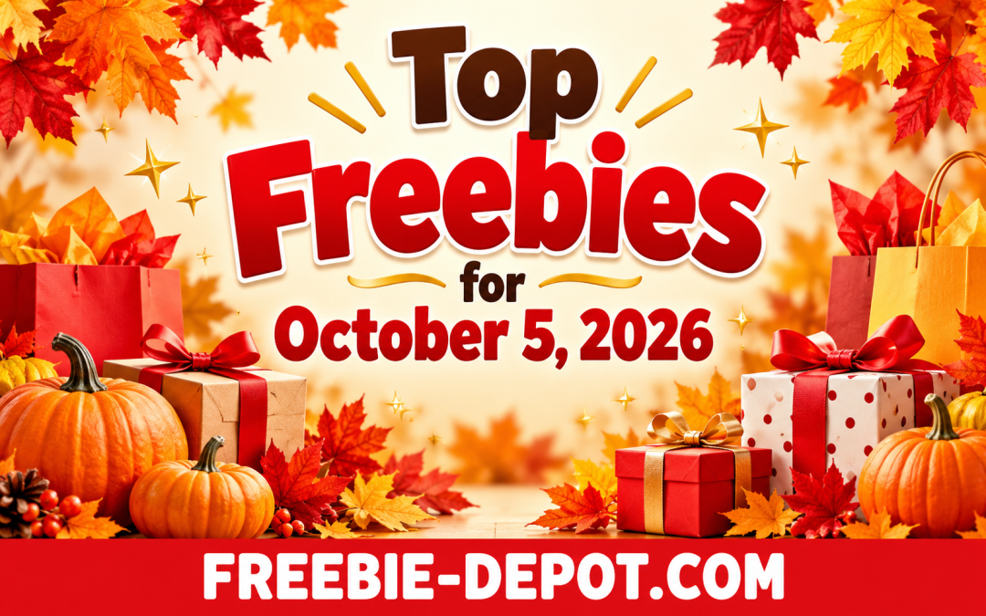 Top Freebies for October 5, 2026 – FREE Food, Beauty & Rebate Deals
