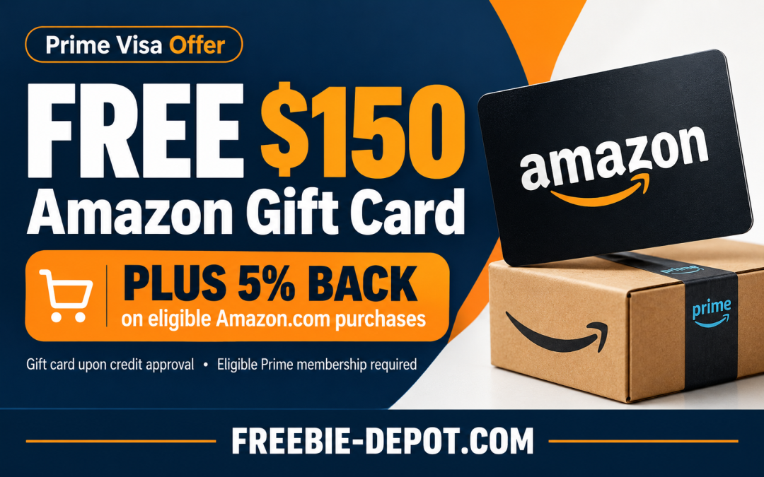 FREE $150 Amazon Gift Card + 5% Back on EVERY Amazon Purchase!