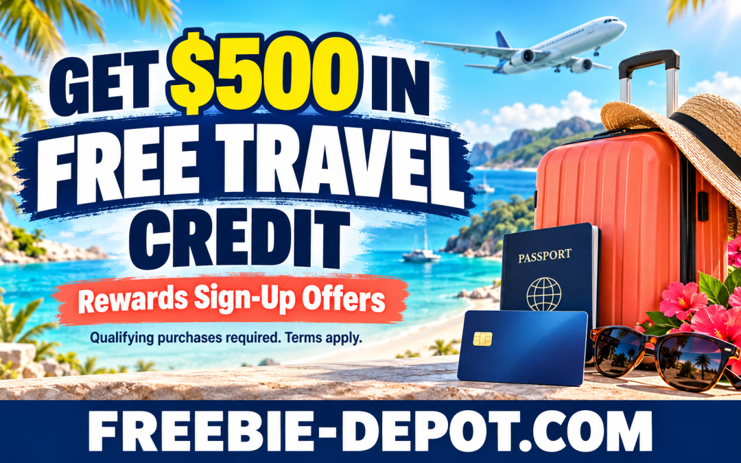 How to Get $500 in FREE Travel Credit With Sign-Up Offers