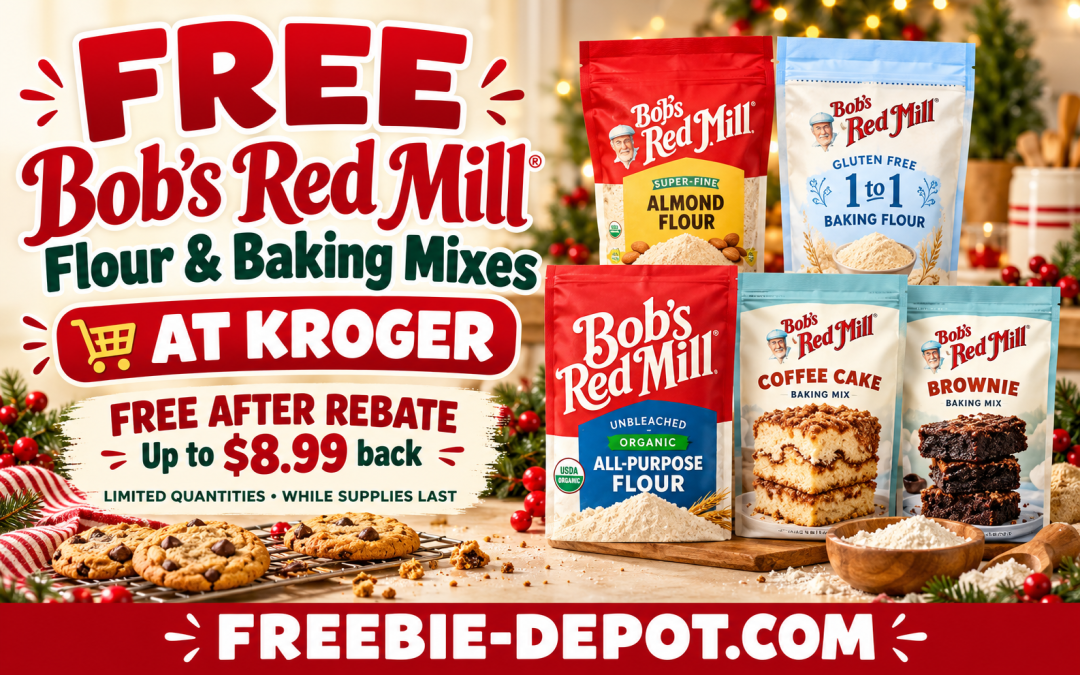 FREE Bob’s Red Mill Flour or Baking Mix at Kroger After Rebate—Up to $8.99 Back!