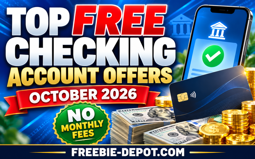 Top FREE Checking Account Offers for October 2026: Cash Bonuses & No Monthly Fees