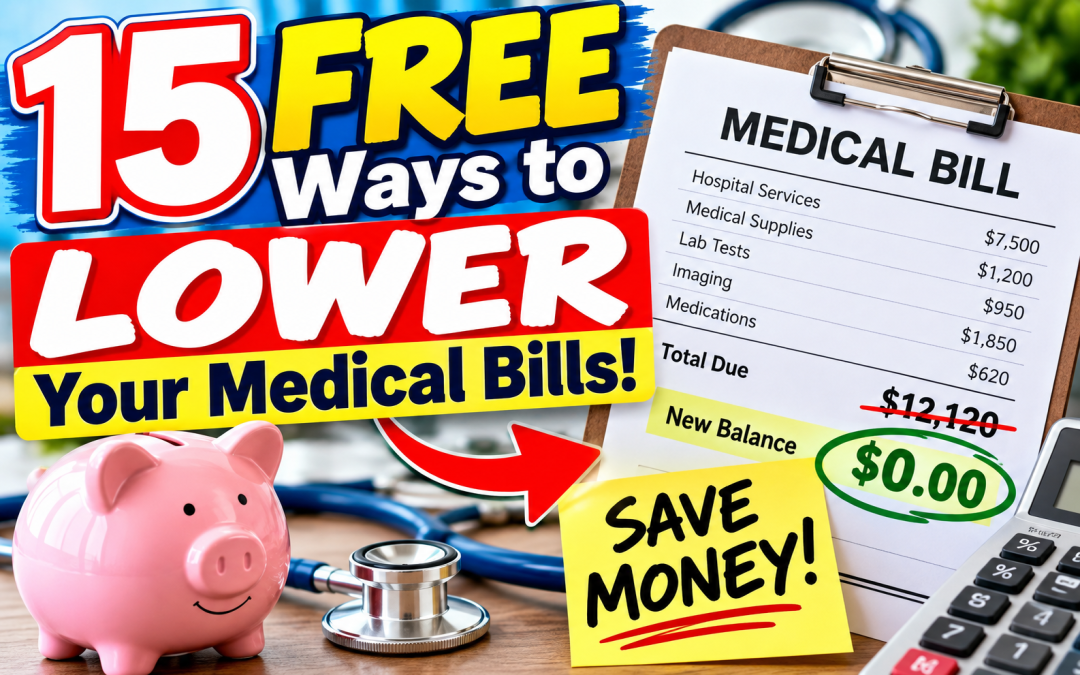 How to Get Medical Bills Reduced or Forgiven: 15 FREE Ways to Save Money on Hospital Bills
