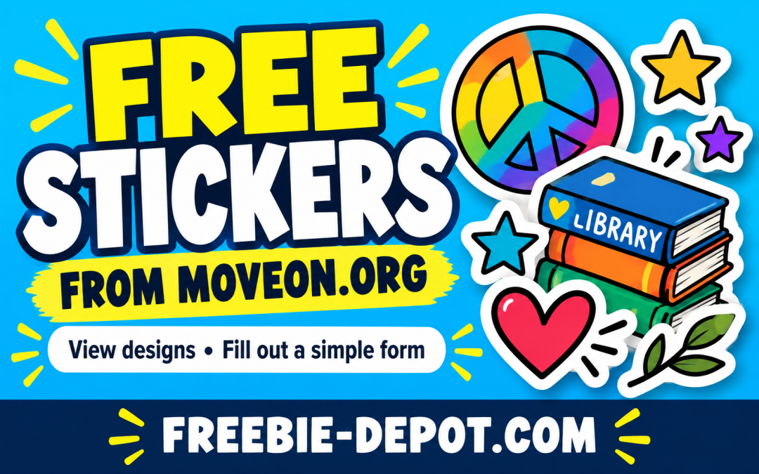 FREE Stickers from MoveOn.org – View Designs & Request Yours!