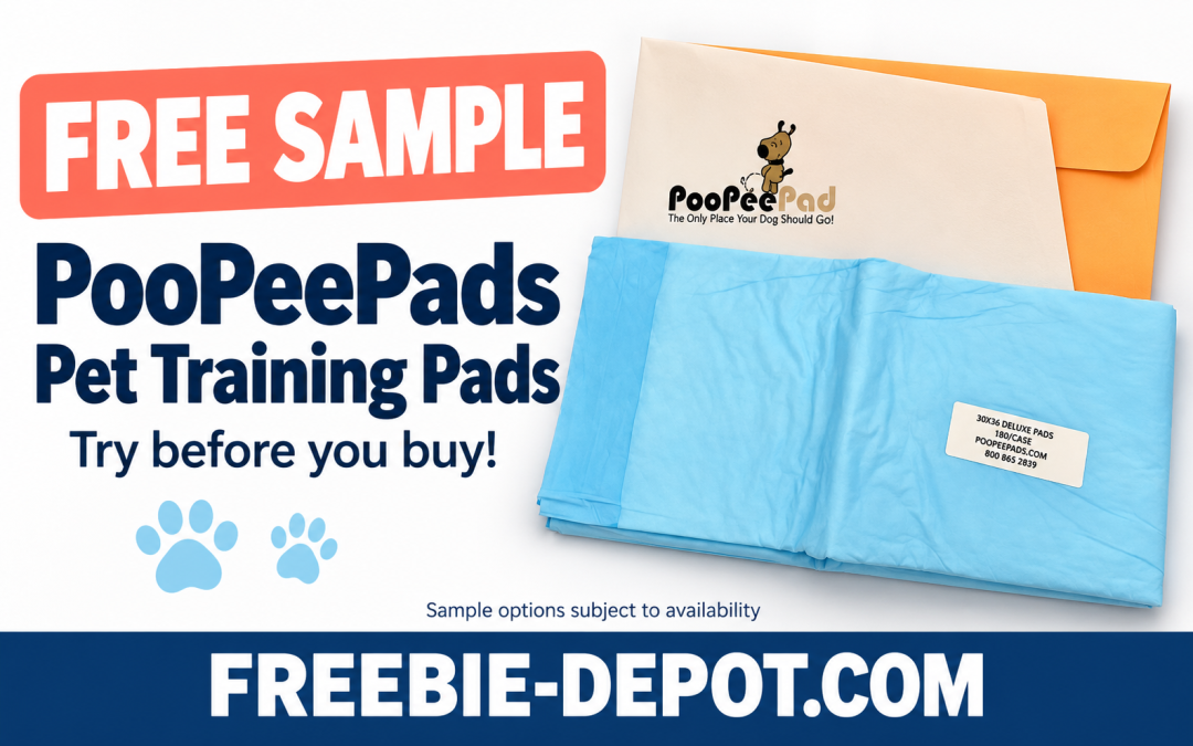 FREE PooPeePads Sample: Try Pet Training Pads Before You Buy!